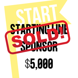 SOLD!!! Starting Line Sponsor